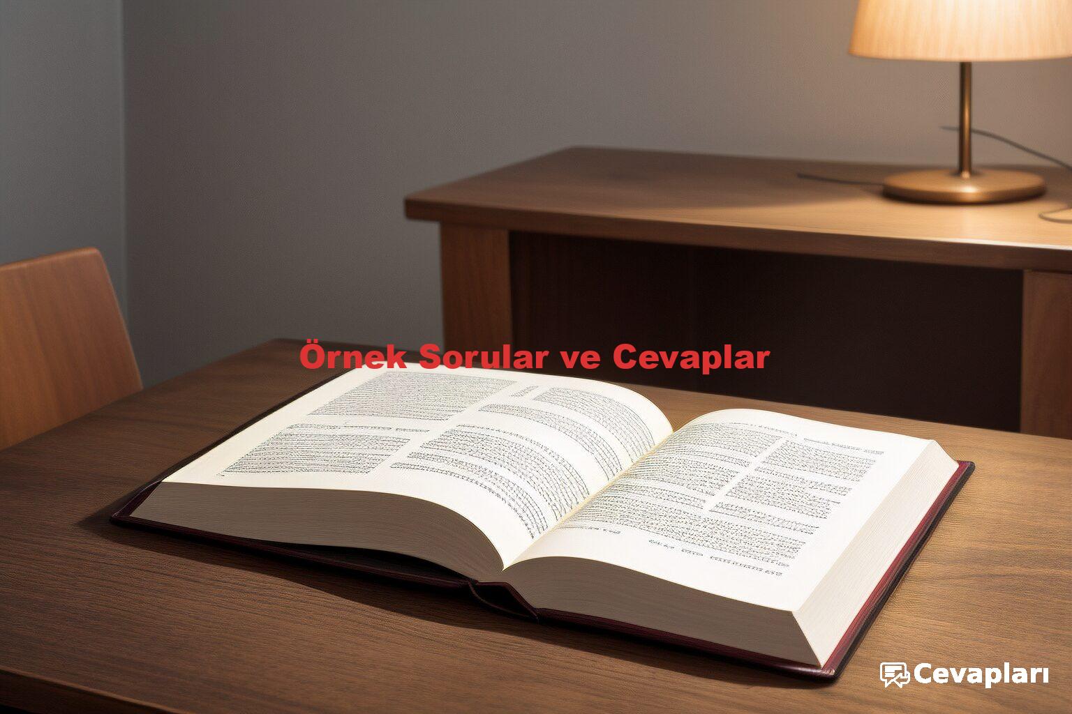 Örnek Sorular ve Cevaplar